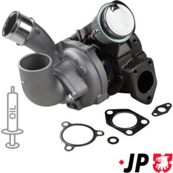 Turbocompresseur, suralimentation JP GROUP OEM 282004A480