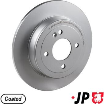 Jeu de 2 disques de frein arrière JP GROUP 3563201800