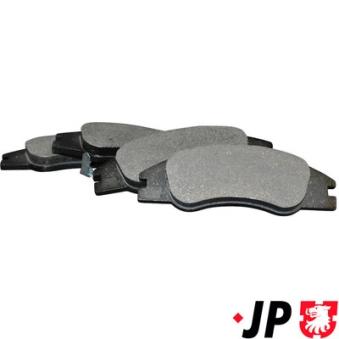 Jeu de 4 plaquettes de frein avant JP GROUP OEM 581012FA20