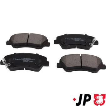 Jeu de 4 plaquettes de frein avant JP GROUP OEM 1360212006K