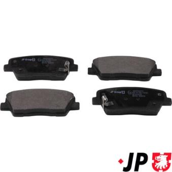Jeu de 4 plaquettes de frein arrière JP GROUP 3663700510