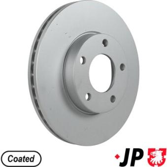 Jeu de 2 disques de frein avant JP GROUP OEM BP4Y3325XC