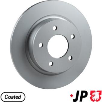 Jeu de 2 disques de frein arrière JP GROUP OEM C25Y26251C