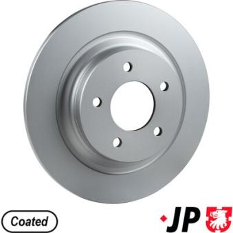 Jeu de 2 disques de frein arrière JP GROUP OEM C25Y26251C