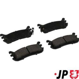 Jeu de 4 plaquettes de frein arrière JP GROUP OEM N0Y82643ZA