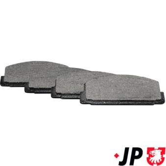 Jeu de 4 plaquettes de frein arrière JP GROUP 3863700710