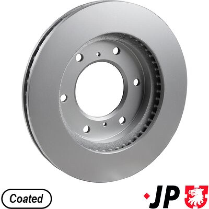 Jeu de 2 disques de frein avant JP GROUP 3963101300 - Visuel 1