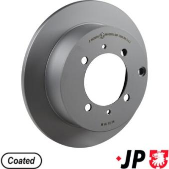 Jeu de 2 disques de frein arrière JP GROUP OEM MB668083