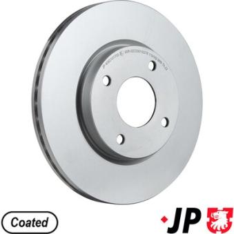 Jeu de 2 disques de frein avant JP GROUP OEM 40206ET01C