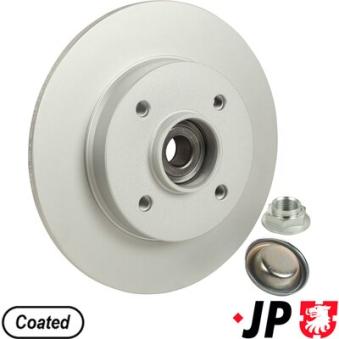 Jeu de 2 disques de frein arrière JP GROUP OEM 4246Z9