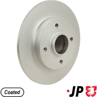Jeu de 2 disques de frein arrière JP GROUP OEM 424932