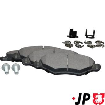 Jeu de 4 plaquettes de frein avant JP GROUP OEM E172539