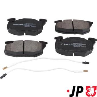 Jeu de 4 plaquettes de frein avant JP GROUP OEM 7701202216