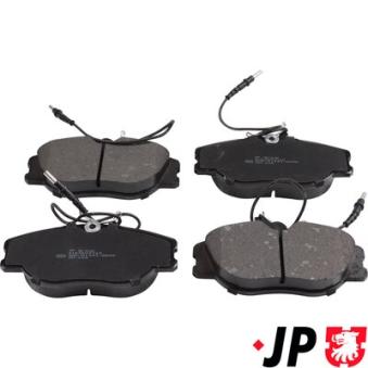 Jeu de 4 plaquettes de frein avant JP GROUP OEM 425109 Jeu de 4 plaquettes de frein avant JP GROUP OEM 425109