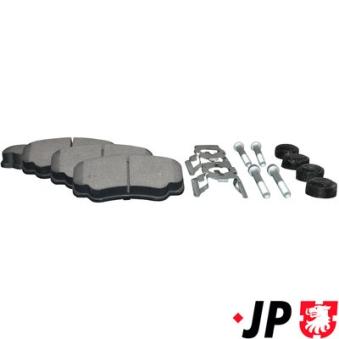 Jeu de 4 plaquettes de frein arrière JP GROUP OEM 425247