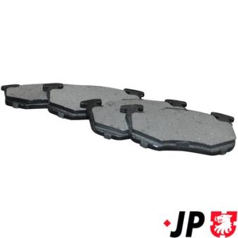 Jeu de 4 plaquettes de frein arrière JP GROUP OEM E171587