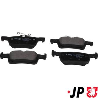 Jeu de 4 plaquettes de frein arrière JP GROUP OEM 1619791380