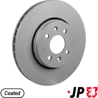 Jeu de 2 disques de frein avant JP GROUP OEM 402065719R