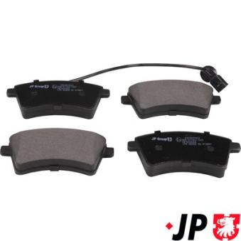 Jeu de 4 plaquettes de frein avant JP GROUP OEM 7701210174