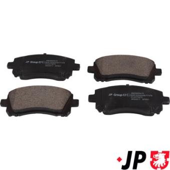 Jeu de 4 plaquettes de frein avant JP GROUP OEM MZ690143