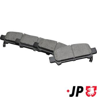 Jeu de 4 plaquettes de frein arrière JP GROUP OEM 26696FC002