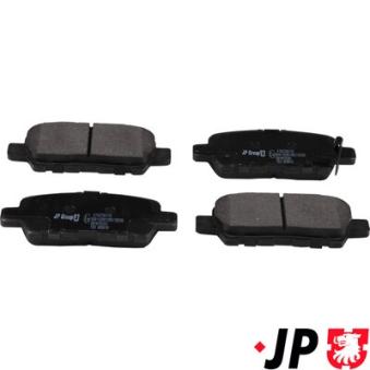 Jeu de 4 plaquettes de frein arrière JP GROUP OEM D40609N00B