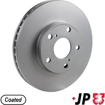 Jeu de 2 disques de frein avant JP GROUP OEM 4351206030