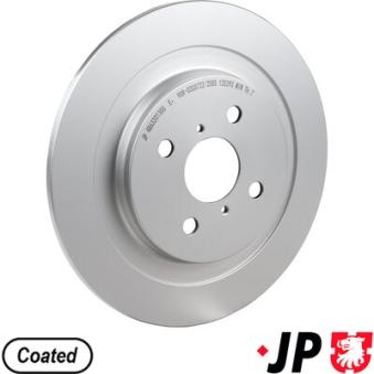 Jeu de 2 disques de frein arrière JP GROUP OEM 424310D060