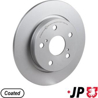 Jeu de 2 disques de frein arrière JP GROUP OEM 4243112280