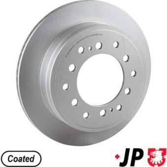 Jeu de 2 disques de frein arrière JP GROUP OEM 4243160190