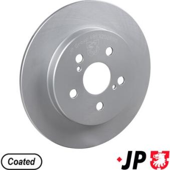 Jeu de 2 disques de frein arrière JP GROUP OEM 4243102250