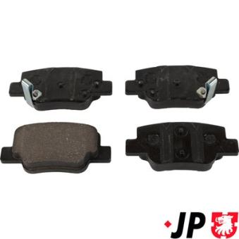 Jeu de 4 plaquettes de frein avant JP GROUP OEM 044660F011