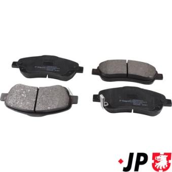 Jeu de 4 plaquettes de frein avant JP GROUP OEM 04465YZZEB