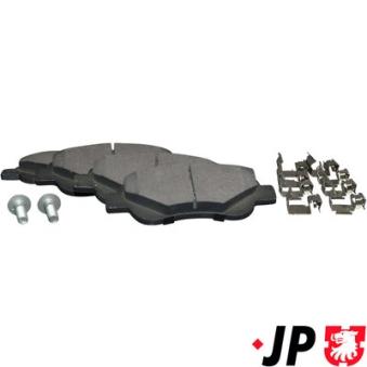 Jeu de 4 plaquettes de frein avant JP GROUP OEM 425474