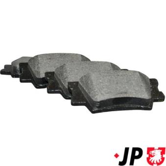 Jeu de 4 plaquettes de frein arrière JP GROUP OEM 0446633180