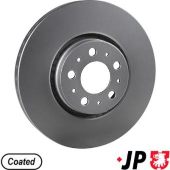 Jeu de 2 disques de frein avant JP GROUP OEM 31423325