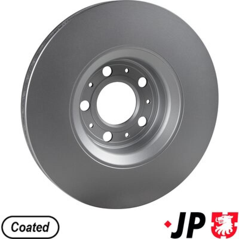 Jeu de 2 disques de frein avant JP GROUP 4963100800 - Visuel 1