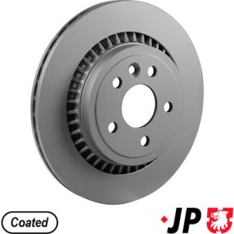 Jeu de 2 disques de frein arrière JP GROUP OEM 31471033