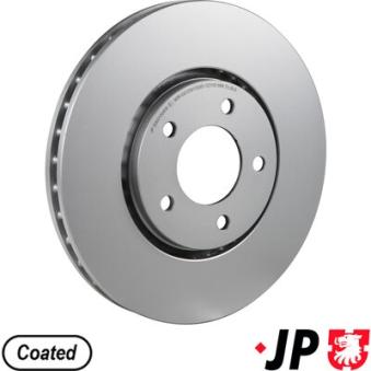 Jeu de 2 disques de frein avant JP GROUP OEM 04863918AB