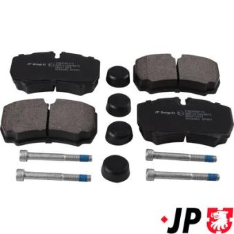 Jeu de 4 plaquettes de frein arrière JP GROUP OEM 42470841