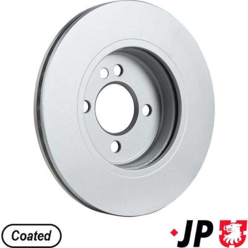 Jeu de 2 disques de frein avant JP GROUP 6063100300 - Visuel 1