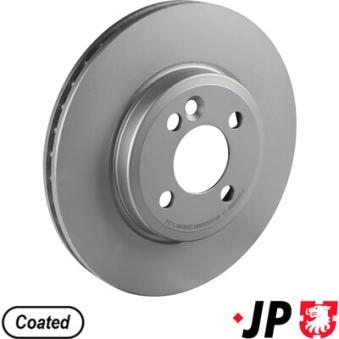 Jeu de 2 disques de frein avant JP GROUP OEM 34116774985