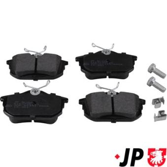 Jeu de 4 plaquettes de frein arrière JP GROUP OEM 31262468 Jeu de 4 plaquettes de frein arrière JP GROUP OEM 31262468