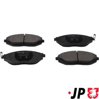 Jeu de 4 plaquettes de frein avant JP GROUP OEM 96682858