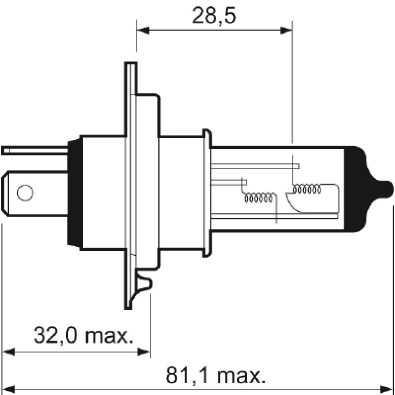 Ampoule, projecteur longue portée VALEO 032511 - Visuel 1