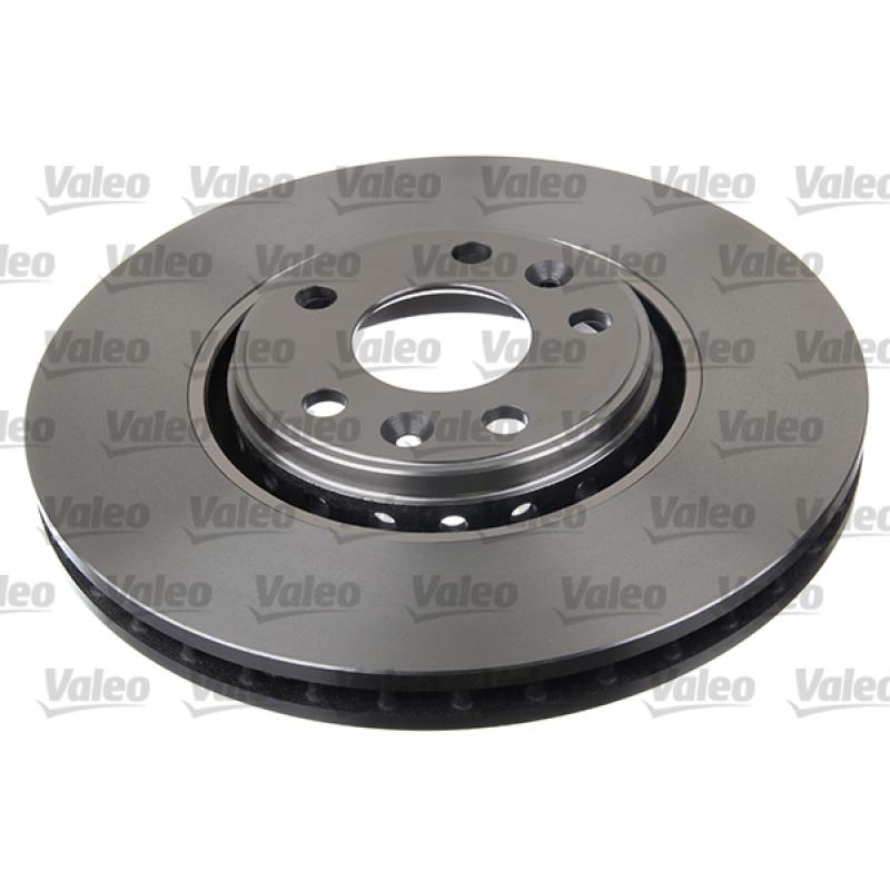 Jeu de 2 disques de frein avant VALEO 197486 - Visuel 2