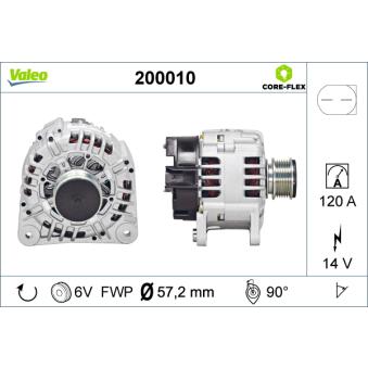 Alternateur VALEO OEM 028903029G