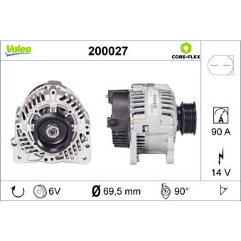 Alternateur VALEO OEM 074903025K Alternateur VALEO OEM 074903025K