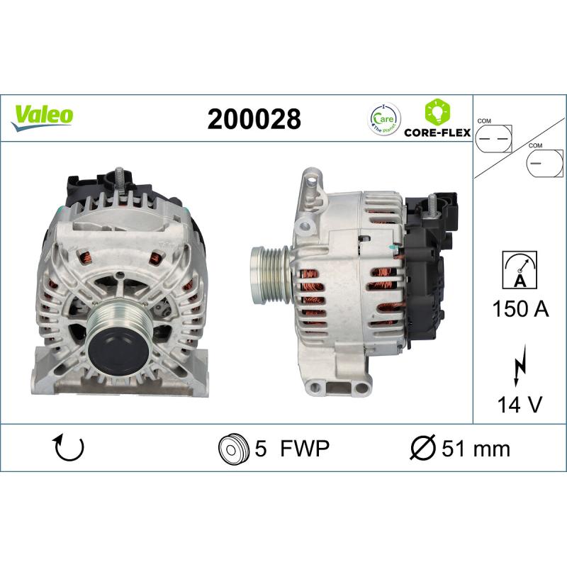 Alternateur VALEO 200028 - Visuel 1