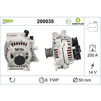 Alternateur VALEO OEM A0121549802